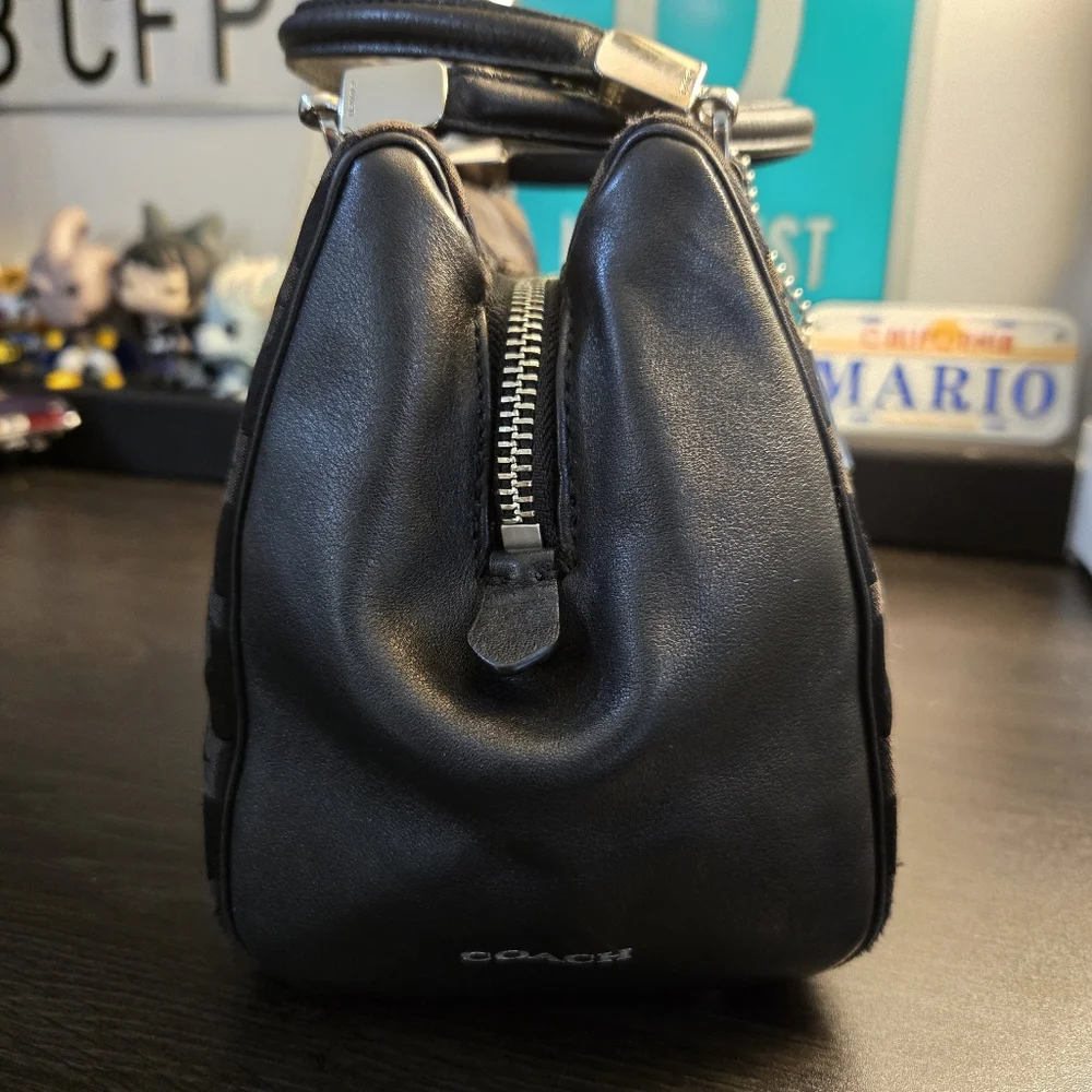 Coach Madison Op Art Sateen Mini Satchel - Picture 12 of 15
